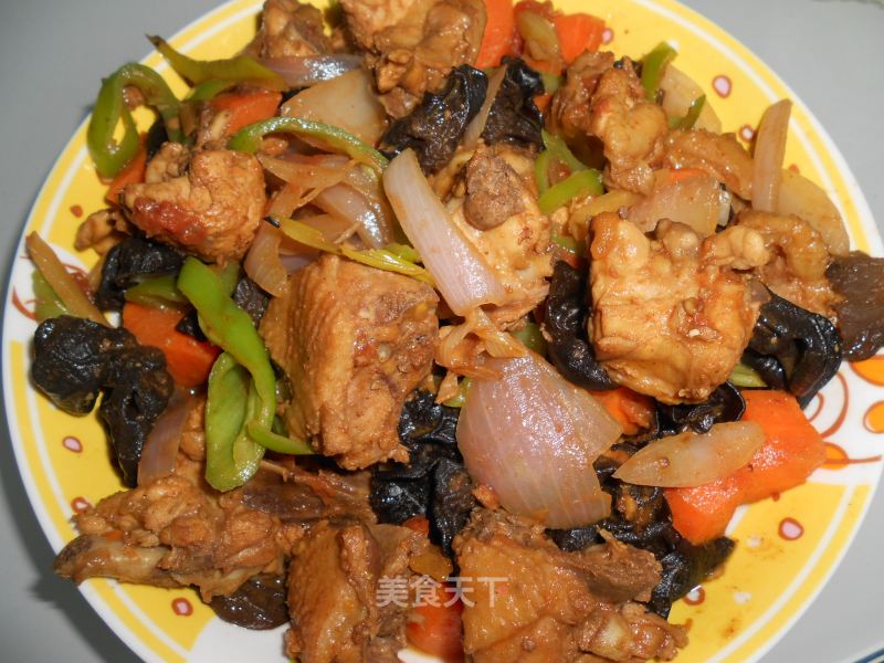 Home-style Stir-fry-small Fried Chicken Nuggets with Cumin recipe