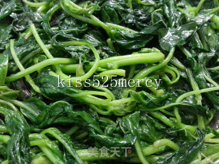 Stir-fried White Ginseng Vegetables recipe