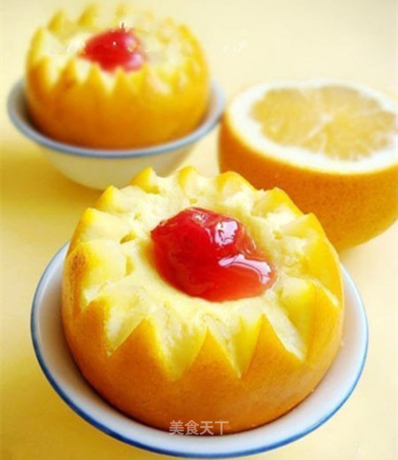 Orange Steamed Egg recipe