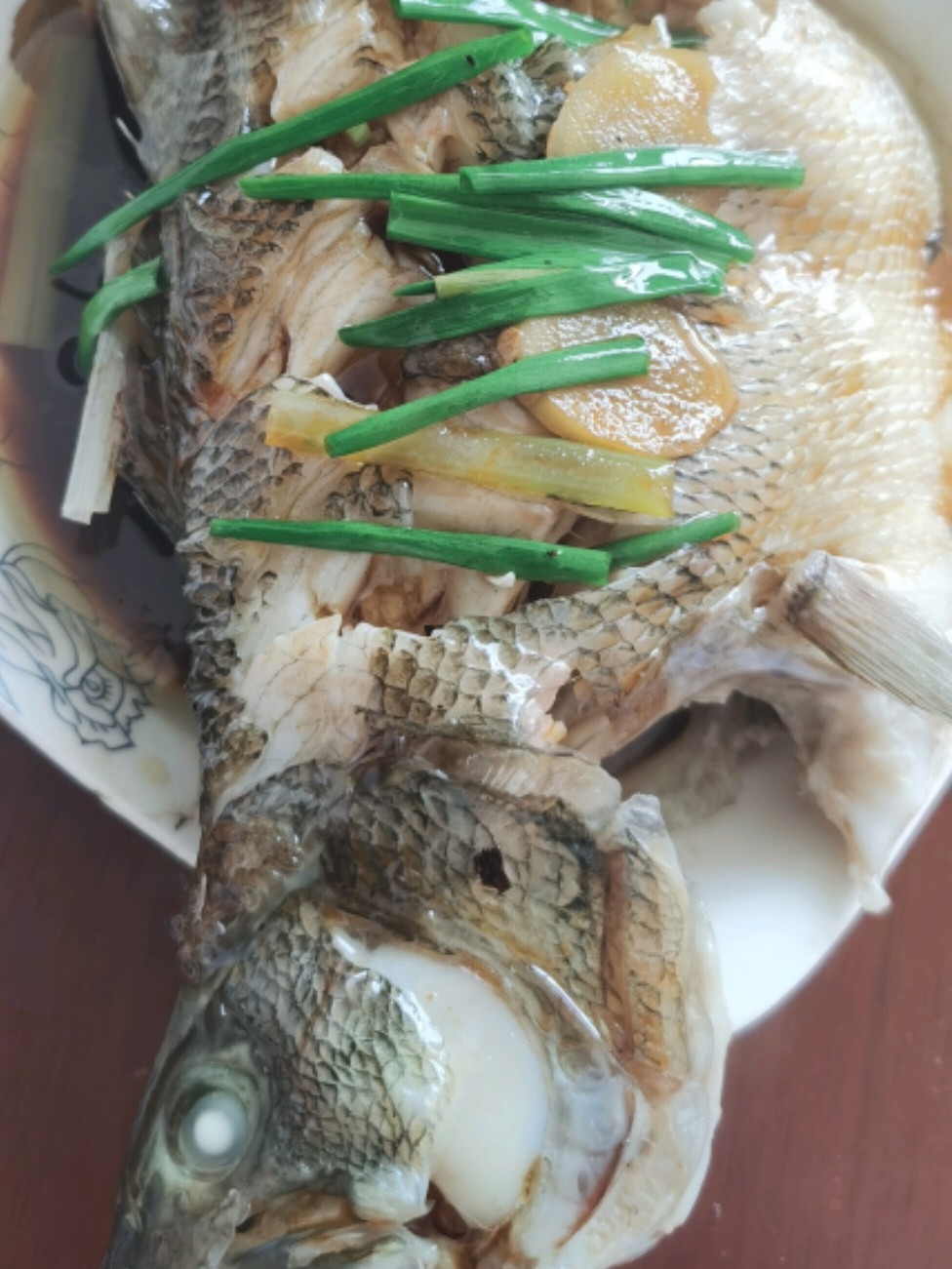 Steamed Sea Bass