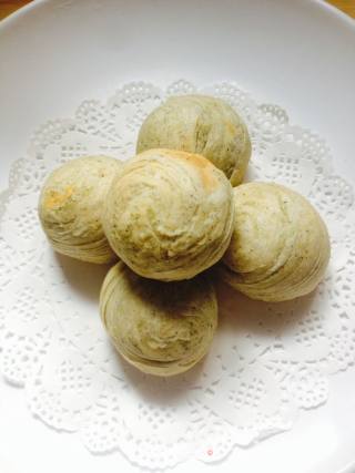 Green Tea Egg Yolk Crisp recipe