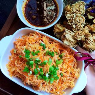Steamed Shredded Carrots recipe