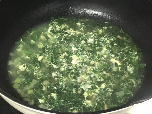 Shepherd's Purse Egg Soup recipe