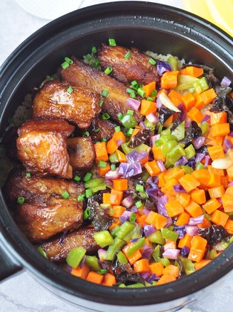 Casserole Pork Ribs Rice recipe