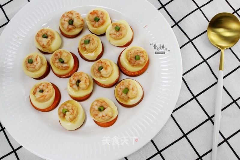 Steamed Shrimp with Japanese Tofu recipe