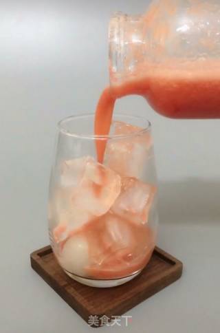 Refreshing Lychee Watermelon Ice Drink recipe