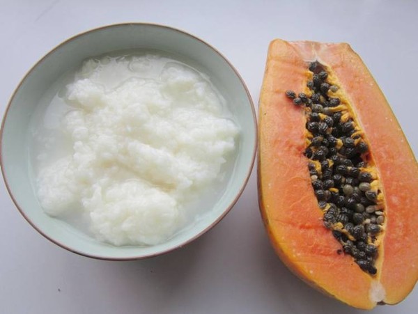 Mashed Papaya Sweet Soup recipe