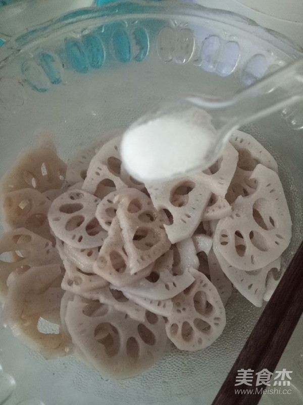 Cold Lotus Root Slices recipe