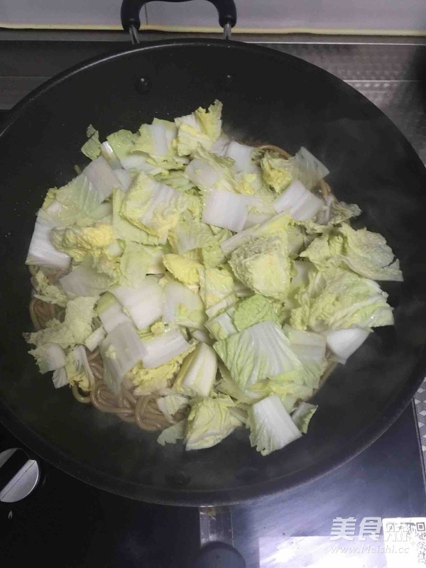 Old Soup Stewed Cabbage Vermicelli recipe