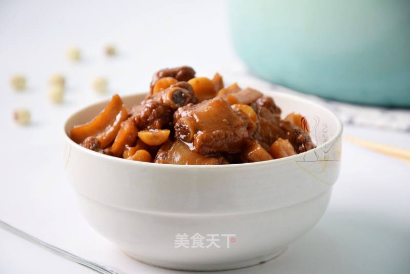 #trust之美#shuanglian Stewed Pork Ribs recipe