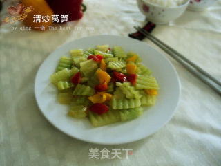 Stir-fried Lettuce recipe