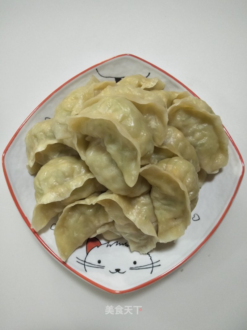 Steamed Dumplings with Pleurotus Eryngii and Green Radish
