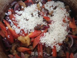 Dried Beef Rice recipe