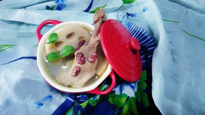 Duck Stew with Lotus Root Soup recipe