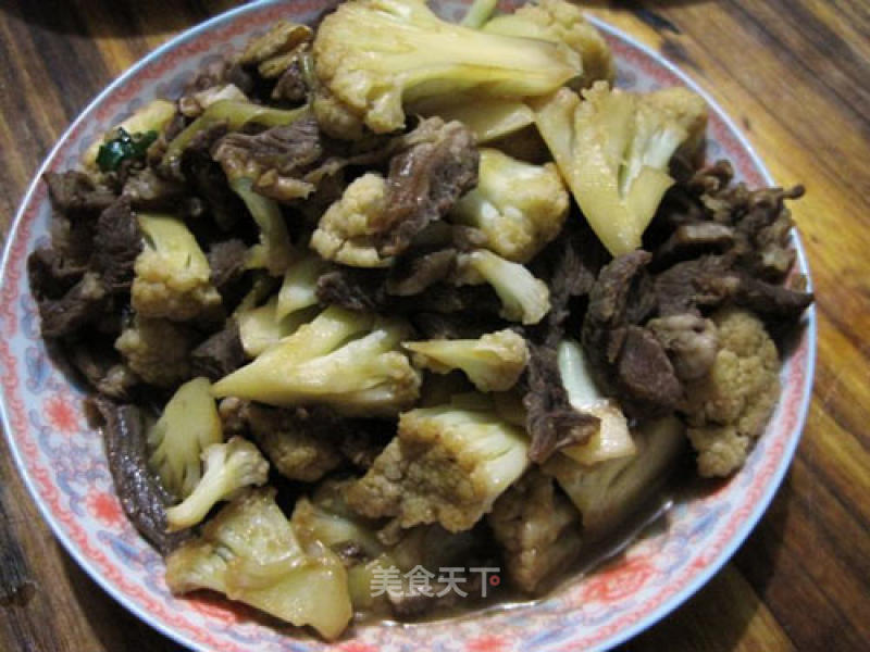 Cauliflower Fried Pork recipe