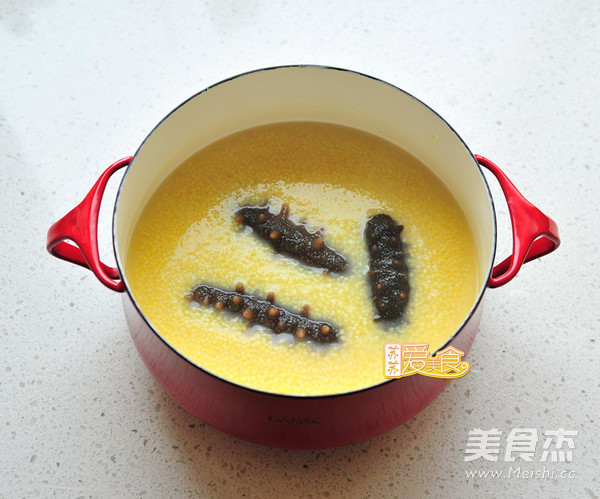 Sea Cucumber Millet Congee recipe