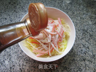 Crab Sticks Mixed with Shredded Pumpkin recipe