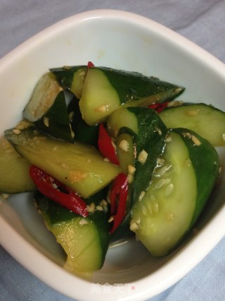 Cold Garlic and Spicy Cucumber [traditional Home-cooked Cold] Fresh Taste recipe