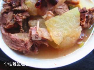 Brine Duck Stewed Winter Melon recipe