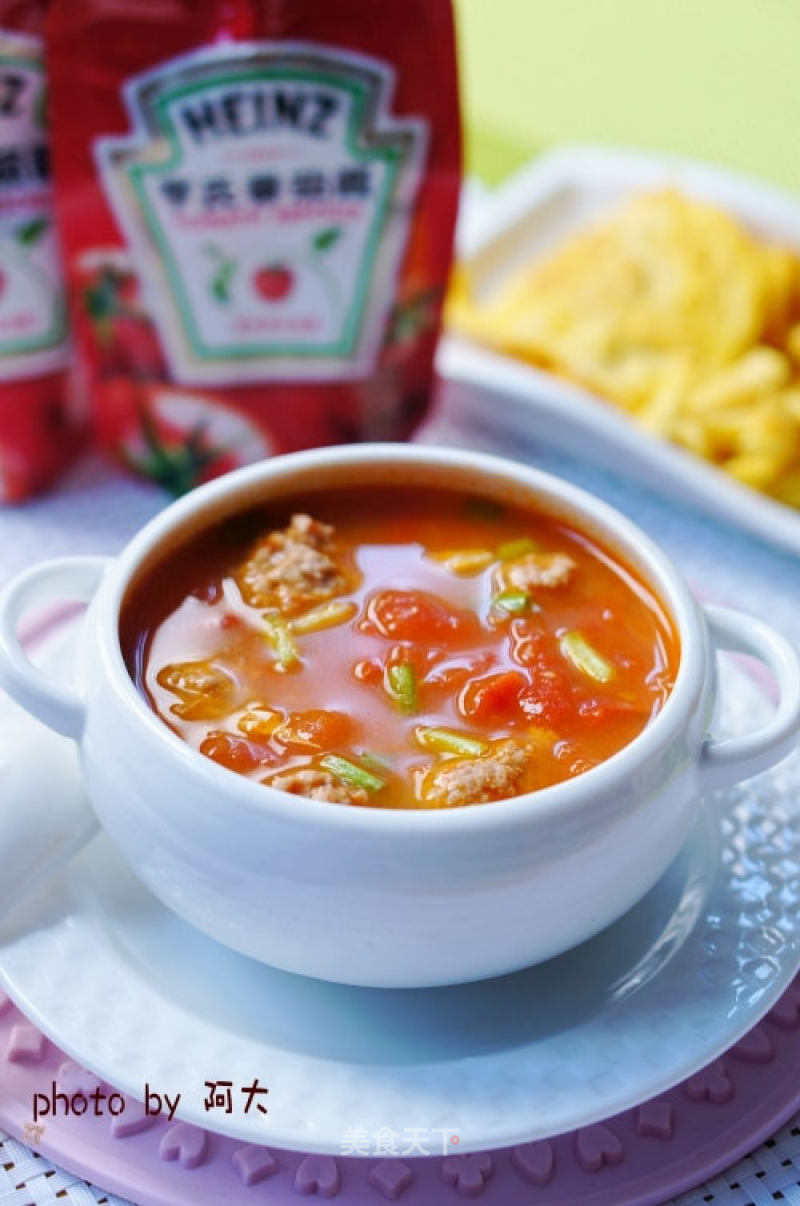 Tomato Meatball Soup recipe