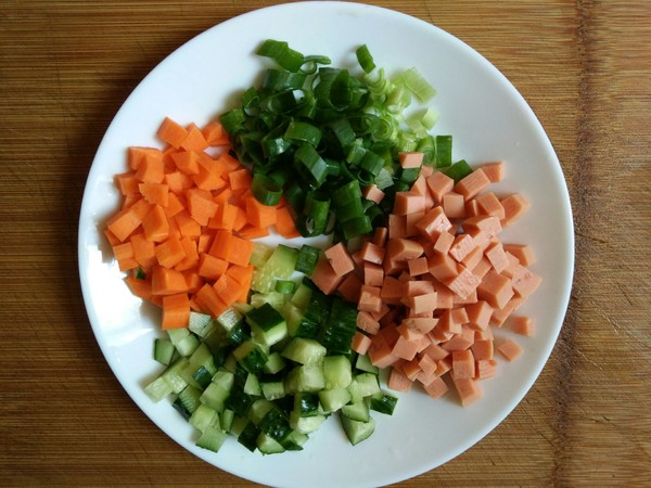 Three Color Quinoa Fried Rice recipe