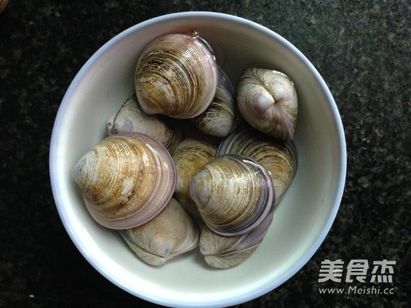 Green Clam with Black Soy Sauce recipe