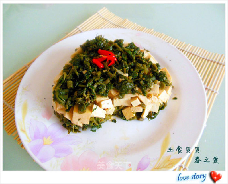 Toon Mixed with Tofu-"tsubaki's Love" of Four Seasons recipe