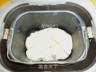 #四session Baking Contest and is Love to Eat Festival# Purple Rice Marbled Toast recipe