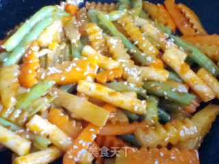 Spicy Fried Rice Cake recipe