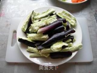 Stir-fried Eggplant with Hot Peppers recipe