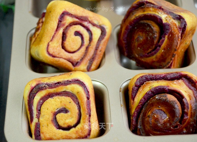 [henan] Passion Fruit Purple Sweet Potato Bread recipe