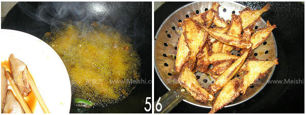 Grilled Skin Fish with Fried Dough Sticks recipe