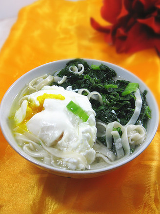 Celery Egg Noodle Soup