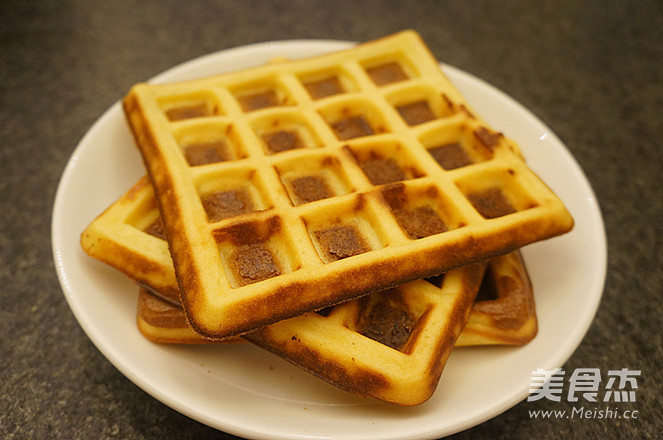 Assorted Waffles with Chantilly Cream recipe