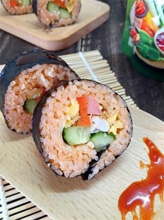 Sweet and Spicy Sushi Rolls recipe