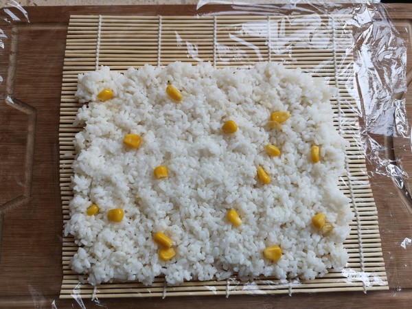 Shrimp and Seasonal Vegetable Rice Roll recipe