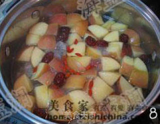 Apple Tremella Red Fruit Soup recipe