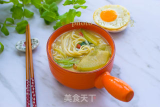 Winter Melon and Clam Noodle Soup recipe