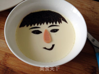 Smiley Egg Custard recipe