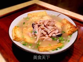 Stewed Tofu with Dried Cuttlefish recipe