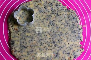 #aca烤明星大赛# Black Sesame Savoury Biscuits recipe