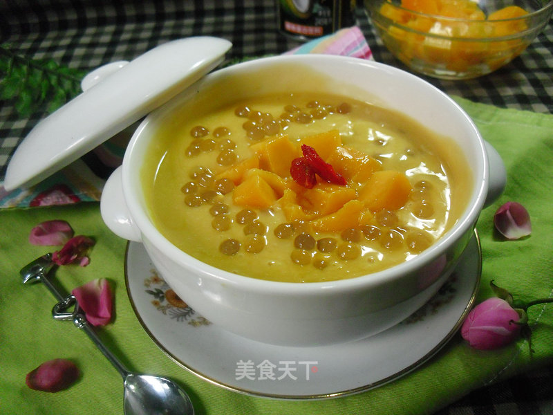 Mango Sago Coconut Juice recipe