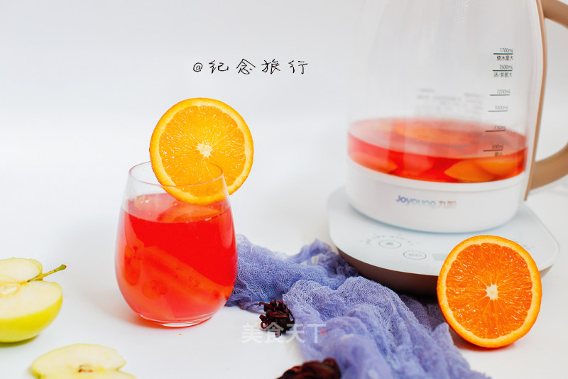 Colorful Fruit Flower Tea recipe