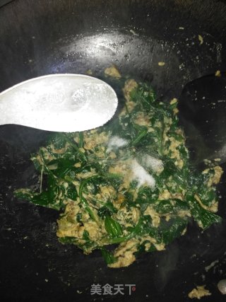 Scrambled Eggs with Spinach recipe