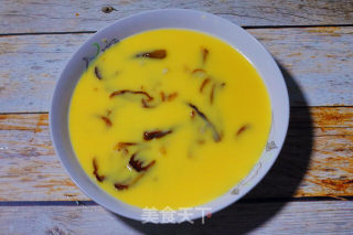 Egg Custard~scallop Agaricus Steamed Egg recipe