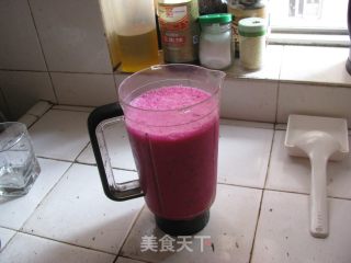 Summer Refreshing Drink (2)-dragon Fruit Banana Smoothie recipe