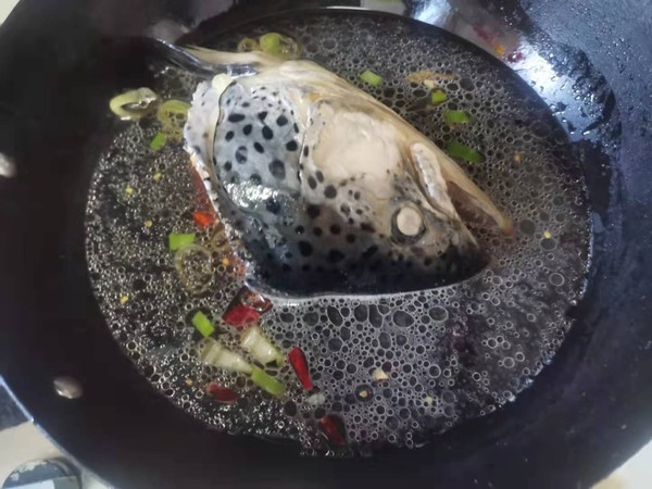 Stewed Salmon Head recipe