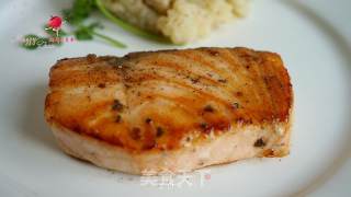 Black Pepper Salmon Mashed Potatoes recipe