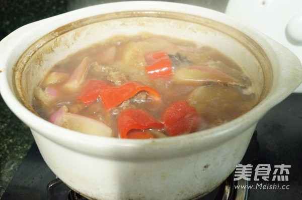 Sour and Spicy Appetizing Beef Stew with Radish recipe