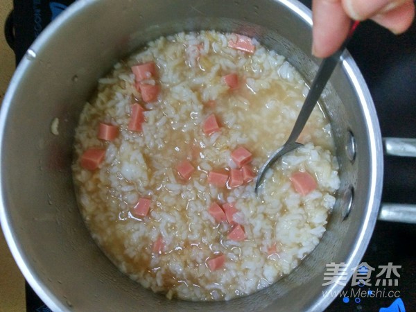 Ham and Egg Porridge recipe